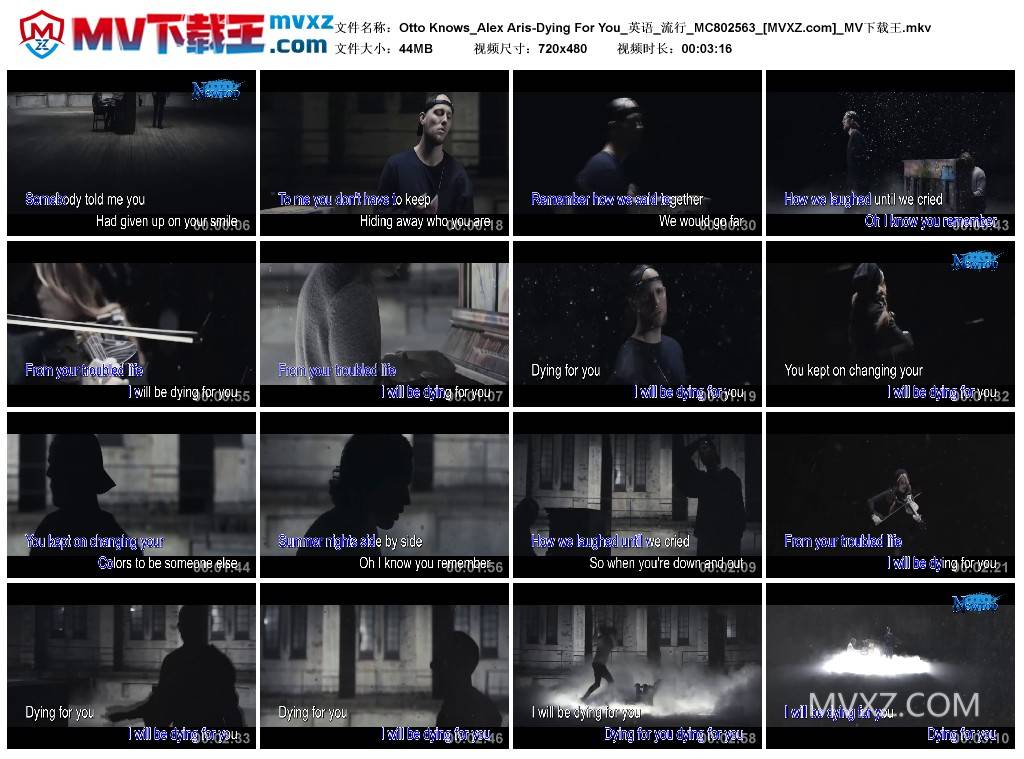 Otto Knows_Alex Aris-Dying For You_英语_流行_MC802563